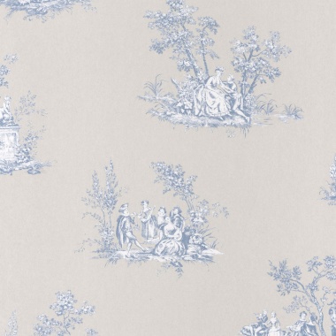 Papel Pintado Escenas de un lienzo de Jouy - MELLAC 02 | MURAKE - 5001/02