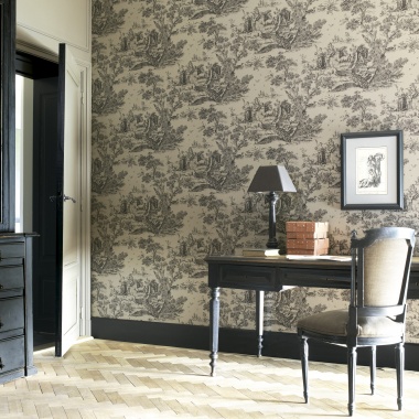 Papel Pintado Escenas Toile de Jouy  - GARLAN 02 | MURAKE - 5001/27