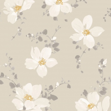 Papel Pintado Clematis grandes - LORAIN 02 | MURAKE - 5002/02