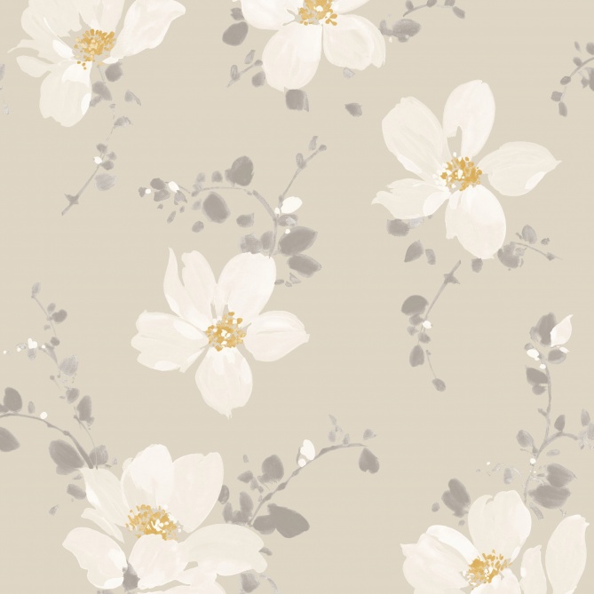 Papel Pintado Clematis grandes - LORAIN 02 | MURAKE - 5002/02