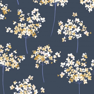 Papel Pintado Ramos de pequeñas flores poéticas - MALINTA 01 | MURAKE - 5002/11
