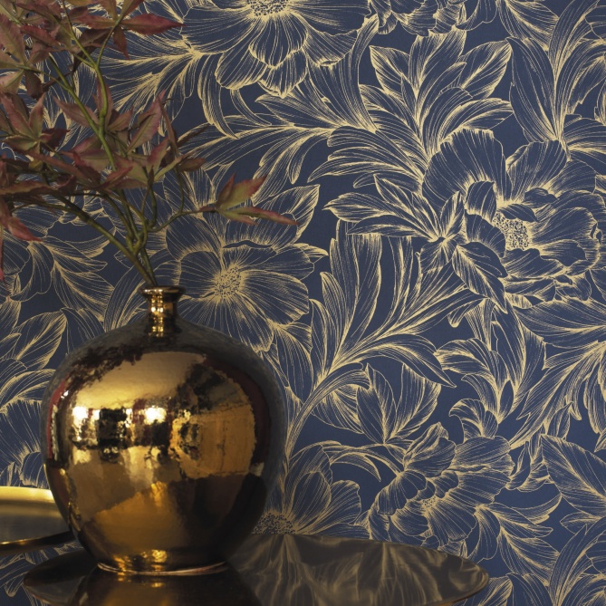 Papel Pintado Peonías - MAUMEE 03 | MURAKE - 5002/23