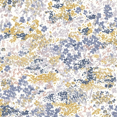 Papel Pintado Montaje de hojas y flores liberty - KETON 03 | MURAKE - 5002/33