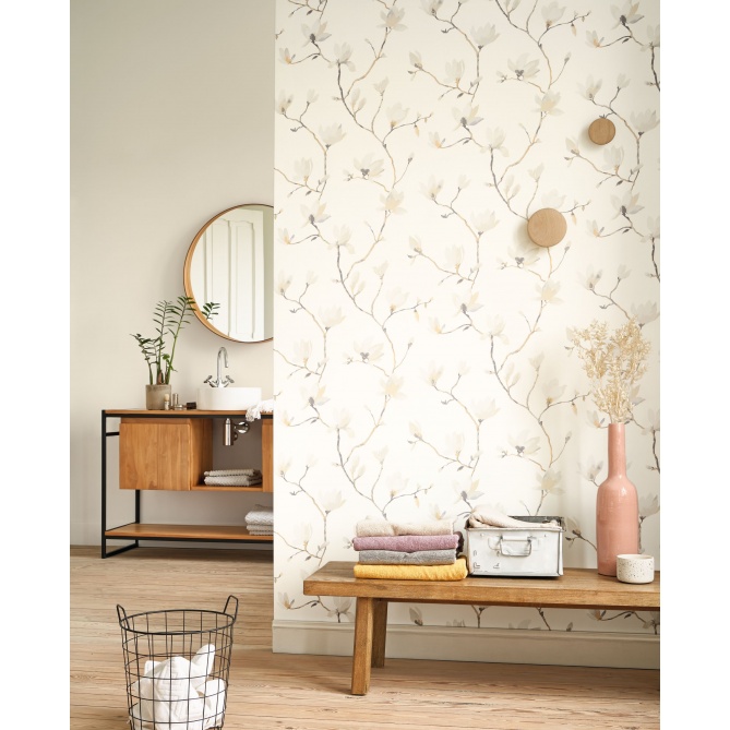 Papel Pintado Ramas largas y flores de Suzhou - KANAGUA 02 | MURAKE - 879432