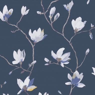 Papel Pintado Ramas largas y flores de Suzhou - KANAGUA 06 | MURAKE - 879436