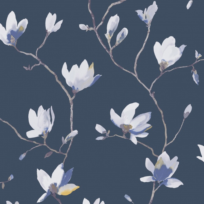Papel Pintado Ramas largas y flores de Suzhou - KANAGUA 06 | MURAKE - 879436