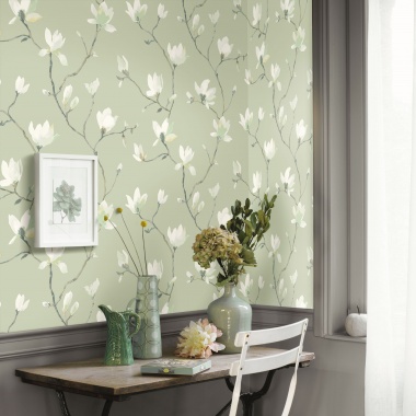 Papel Pintado Ramas largas y flores de Suzhou - KANAGUA 07 | MURAKE - 879437