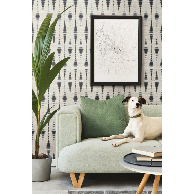 Papel Pintado Rombos Ikat - SUEZ 03 | MURAKE - 879293