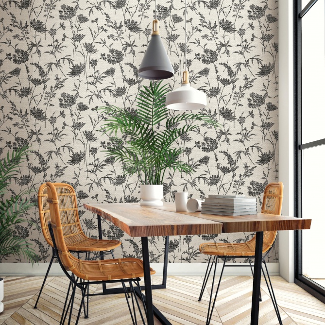 Papel Pintado Flores silvestres - DAMIETA 01 | MURAKE - 879301