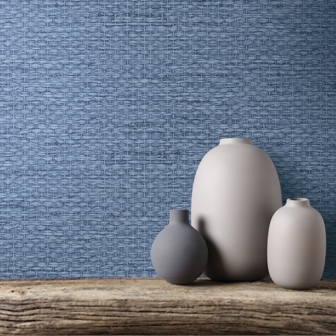 Papel Pintado Imitación fibras naturales - ISMAILIA 02 | MURAKE - 879342