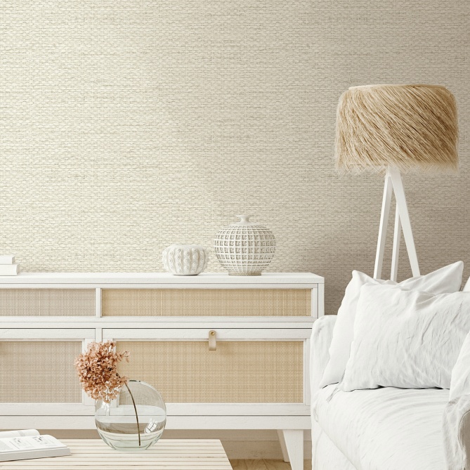 Papel Pintado Imitación fibras naturales - ISMAILIA 03 | MURAKE - 879343