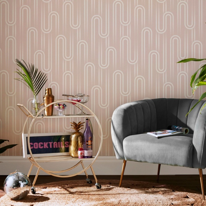 Papel Pintado Curvas up&down - MOSSLEY 01 | MURAKE - 878806