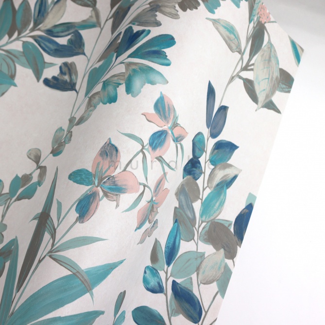 Papel Pintado Vegetación y flores pequeñas - MADAOUA 02 | MURAKE - 83582