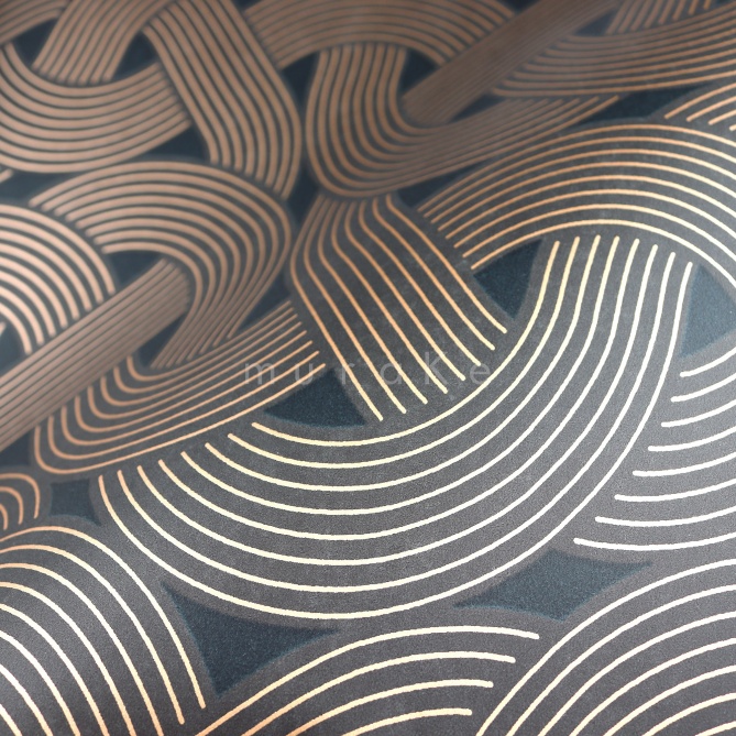 Papel Pintado Conjunto de nudos de cuerda - MATAMEYE 01 | MURAKE - 83621