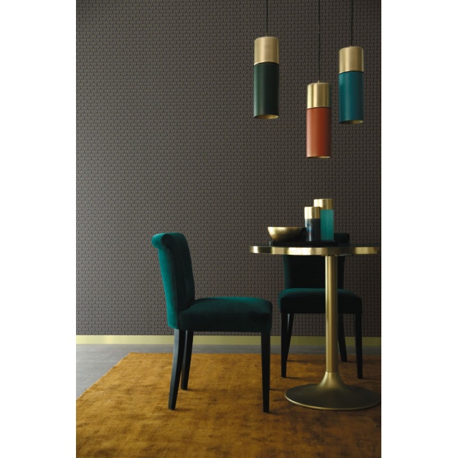 Papel Pintado Pequeñas flores barrocas - BIRZAI 05 | MURAKE - 7033-15