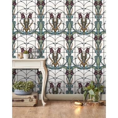 Papel Pintado Vidrieras - MAURICE 03 | MURAKE - 879363
