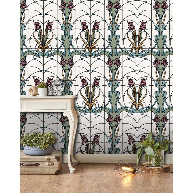 Papel Pintado Vidrieras - MAURICE 03 | MURAKE - 879363