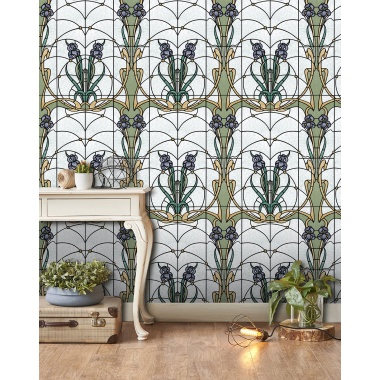 Papel Pintado Vidrieras - MAURICE 02 | MURAKE - 879362