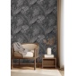 Papel Pintado Muro vegetal de hojas de palmera realistas - PLESSIS 04 | MURAKE - 879389