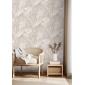 Papel Pintado Muro vegetal de hojas de palmera realistas - PLESSIS 03 | MURAKE - 879388