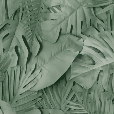 Papel Pintado Muro vegetal de hojas de palmera realistas - PLESSIS 01 | MURAKE - 879386