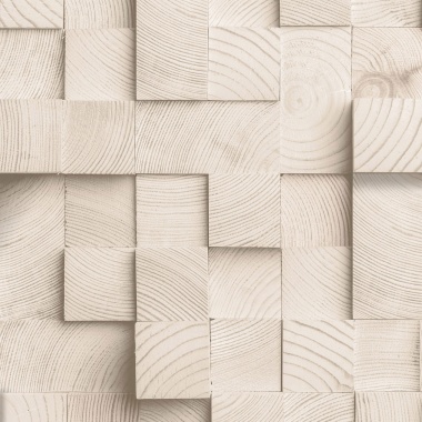 Papel Pintado Cubos de madera - MANDRES 03 | MURAKE - 879398