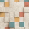 Papel Pintado Cubos de madera - MANDRES 01 | MURAKE - 879396