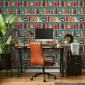 Papel Pintado Trompe l'oeil biblioteca libros - CACHAN 01 | MURAKE - 879401