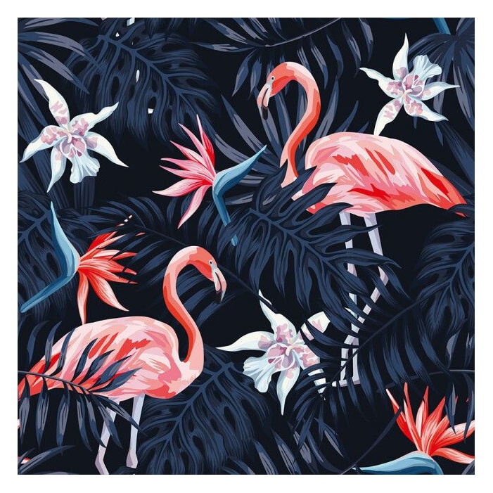 Fotomural FLAMINGO OSCURO 166113 - 1