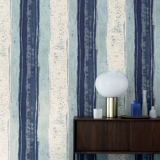 Papel Pintado Rayas efecto relajado - KRETINGA 02 | MURAKE - 7032-57