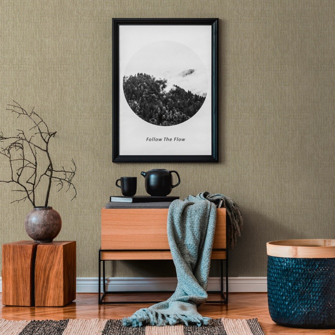 Papel Pintado Tejido natural de rafia - MENAKA 04 | MURAKE - 83444