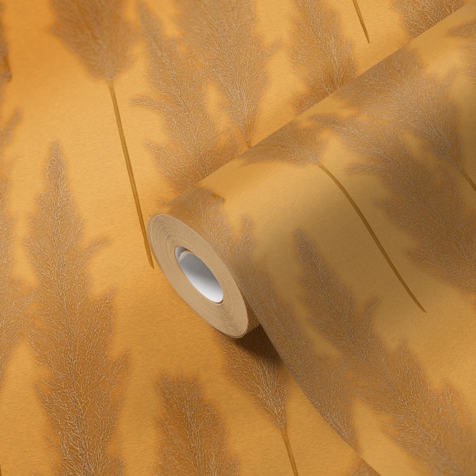 Papel Pintado Hojas de pampa - TAOUDENI 03 | MURAKE - 83487