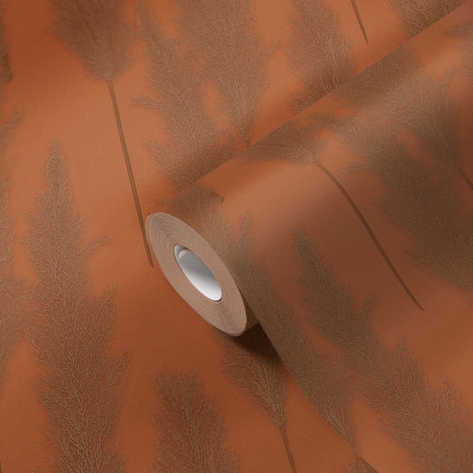 Papel Pintado Hojas de pampa - TAOUDENI 05 | MURAKE - 83489