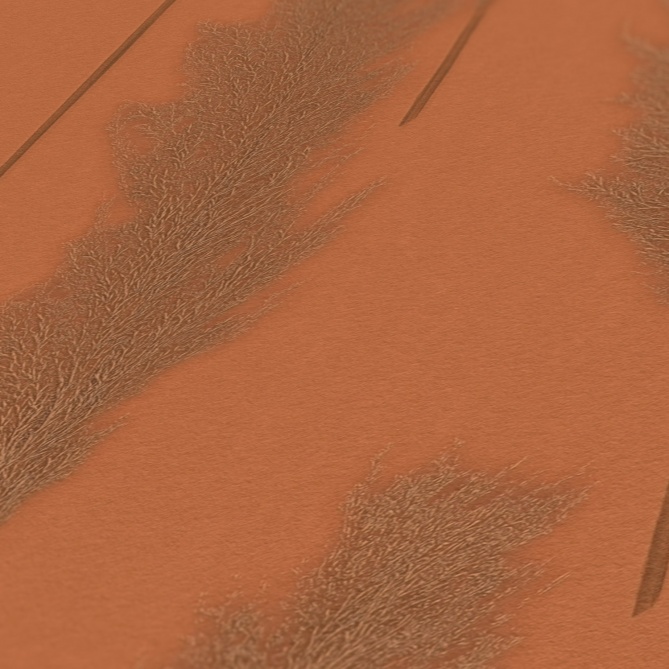 Papel Pintado Hojas de pampa - TAOUDENI 05 | MURAKE - 83489