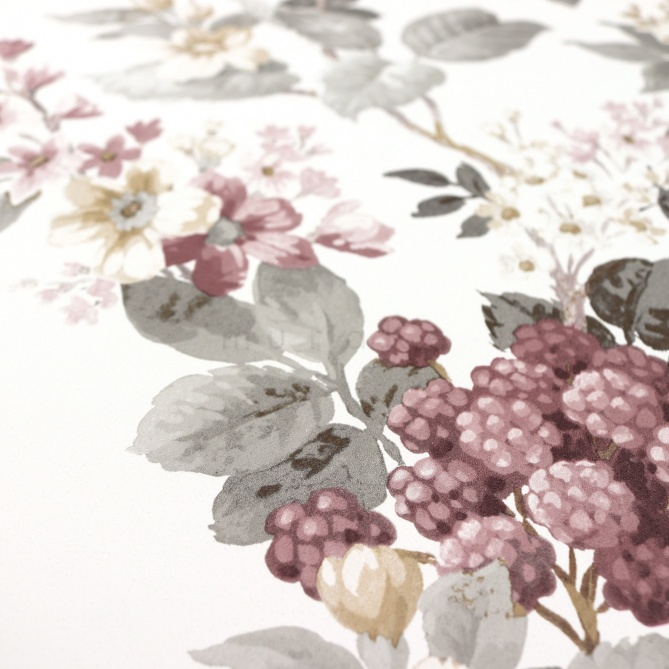 Papel Pintado Flores y hojas en ramitas - ALANNO 03 | MURAKE - 879018