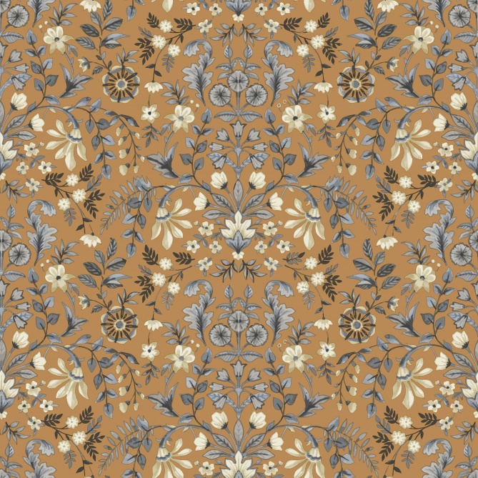 Papel Pintado Ornamental floral - GIAROLE 02 | MURAKE - 879037