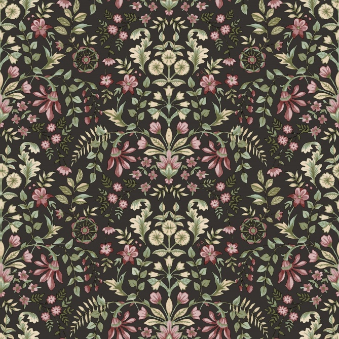 Papel Pintado Ornamental floral - GIAROLE 04 | MURAKE - 879039