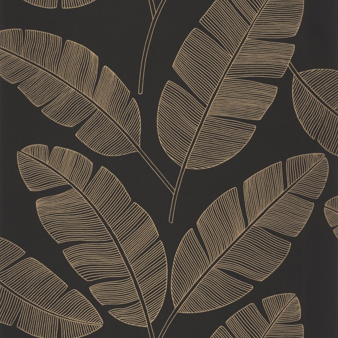 Papel Pintado Grandes hojas de plátano - PASCO 05 | MURAKE - 86355