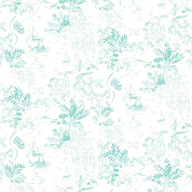 Papel Pintado Paisaje costero - PAULE 02 | MURAKE - 203197