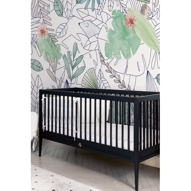 Papel Pintado Animales detrás del follaje - GURUNHUEL  | MURAKE - 203210