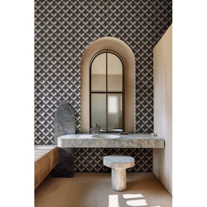 Papel Pintado Rombos 3D - CALACIA 01 | MURAKE - 101201