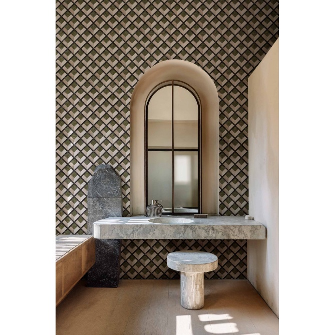 Papel Pintado Rombos 3D - CALACIA 02 | MURAKE - 101202