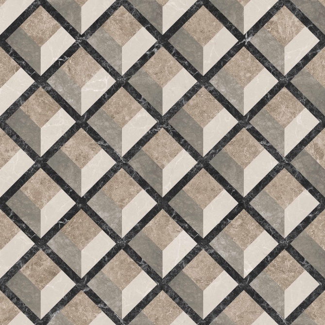 Papel Pintado Rombos 3D - CALACIA 03 | MURAKE - 101203