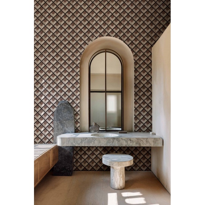 Papel Pintado Rombos 3D - CALACIA 05 | MURAKE - 101205