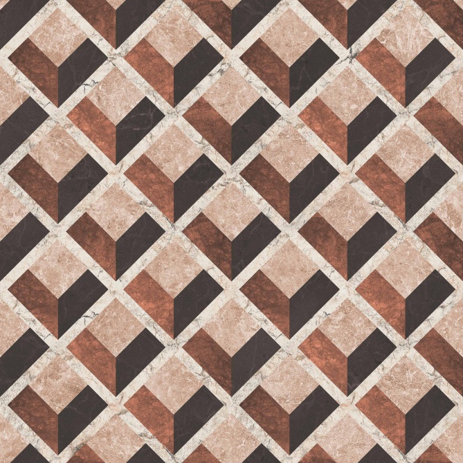 Papel Pintado Rombos 3D - CALACIA 06 | MURAKE - 101206