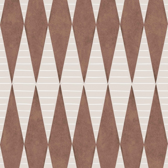 Papel Pintado Rombos alargados - MIDOUN 04 | MURAKE - 101344