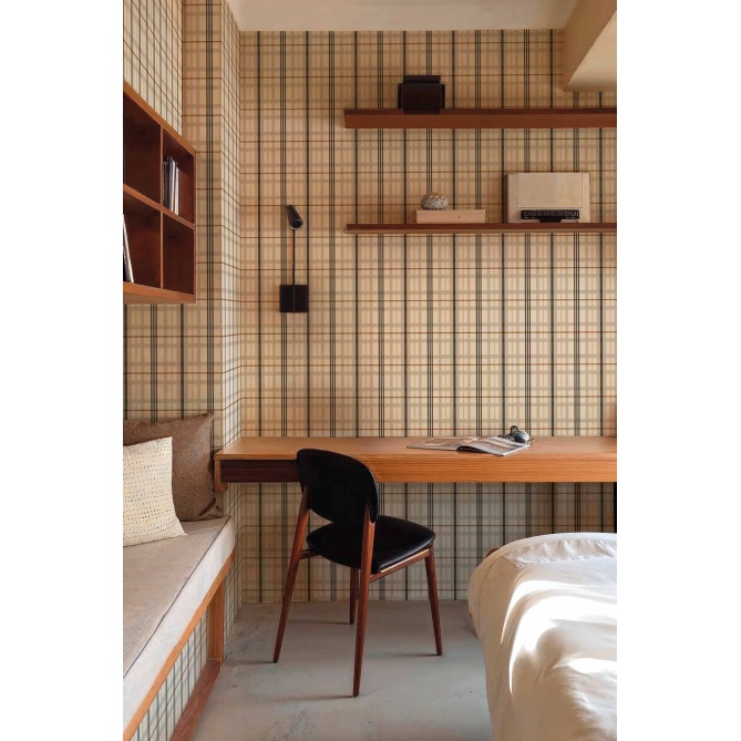 Papel Pintado Cuadros tartán - AOUSJA 02 | MURAKE - 101262