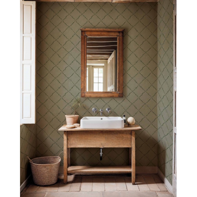 Papel Pintado Guirnalda de hojas - GABÉS 02 | MURAKE - 101272