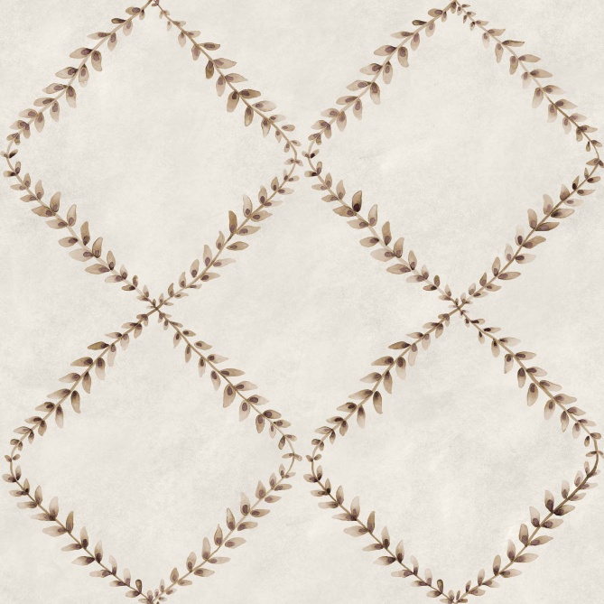 Papel Pintado Guirnalda de hojas - GABÉS 05 | MURAKE - 101275