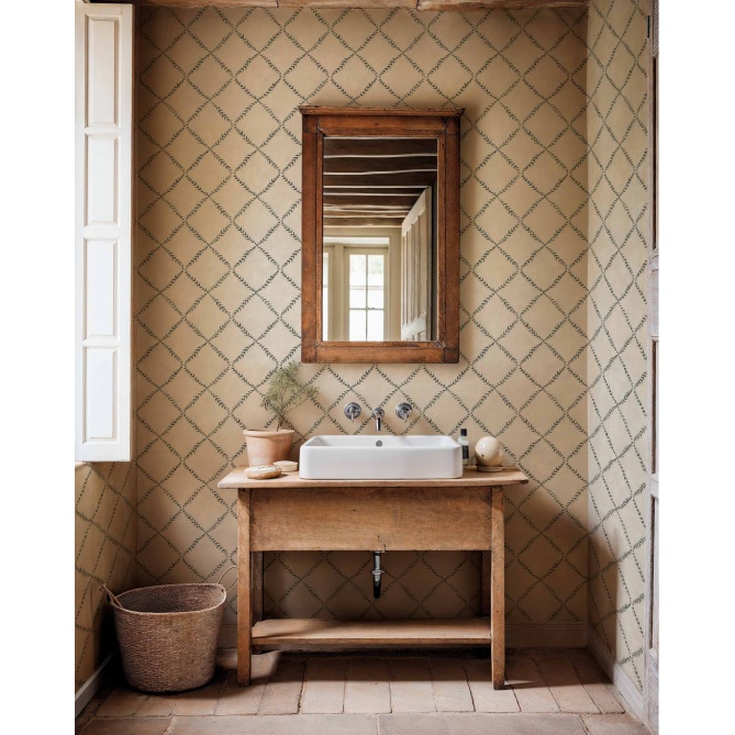 Papel Pintado Guirnalda de hojas - GABÉS 04 | MURAKE - 101274